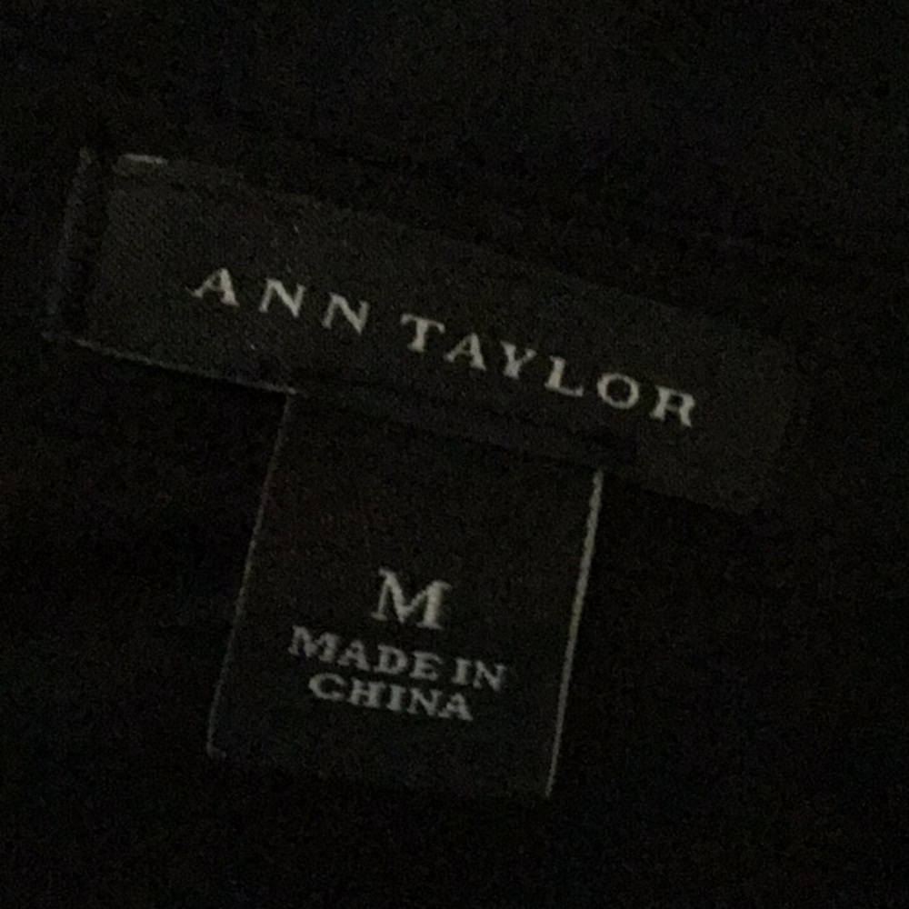 Ann Taylor Classic style Black Dressy Tank M - Picture 7 of 8